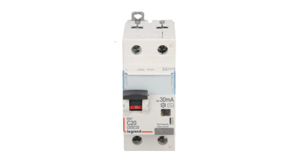 Wyłącznik różnicowo-nadprądowy 2P 20A C 0,03A typ AC P312 DX3 411014