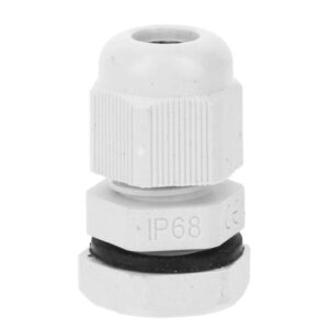 Dławnica kablowa fi 3-6,5mm M12 IP65 szara tworzywo 34.512