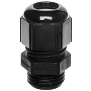 Dławnica kablowa poliamidowa M16 IP68 SKINTOP STR-M 16x1,5 czarna 53111310