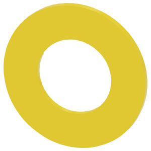 Etykieta podkładkowa żółta 45mm do otworu 22mm grubość 2mm bez inskrypcji SIRIUS ACT 3SU1900-0BA31-0AA0