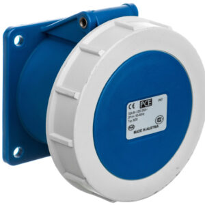 Gniazdo tablicowe 32A 3P 230V /75x75/ niebieskie IP67 3232-6