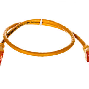 Kabel krosowy (Patch Cord) U/UTP kat.6 żółty 0,5m DK-1612-005/Y