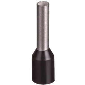 Końcówka tulejkowa izolowana TI 1,5mm2/8mm czarna cynowana TI1,5L8x500 /500szt./