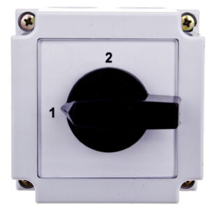 Łącznik krzywkowy 1-2 1P 10A w obudowie 4G10-55-PK R014 63-840350-011