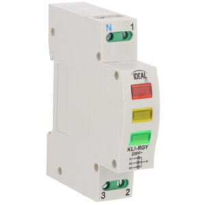 Lampka modułowa LED 3-Fazowa czerwona/żółta/zielona KLI-RGY (3x230V+N) AC 32893