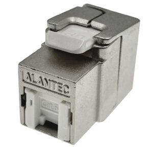Moduł keystone RJ45 beznarzędziowy STP kat.6A PoE+ Podw. par. transmisyjne ALANTEC MB005-1