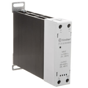 Modułowy przekaźnik SSR na szynę DIN 1Z 30A 60-240V AC załączanie w zerze, sterowanie 230V AC 77.31.8.230.8050