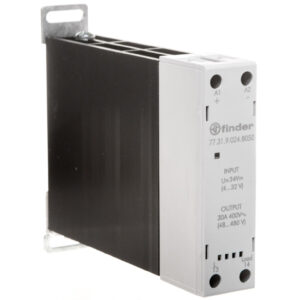 Modułowy przekaźnik SSR na szynę DIN 1Z 30A 60-240V AC, załączanie w zerze, sterowanie 24V DC 77.31.9.024.8050