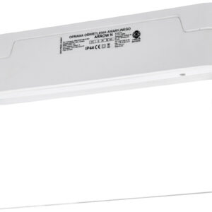 Oprawa awaryjna ARROW N LED 1W 1h jednozadaniowa AT + PU31 PU41 biała ARN/1W/E/1/SE/AT/WH