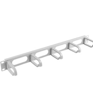 Organizer kabli 19 1U z 5 uchwytami - typ B szary AK-1205-S