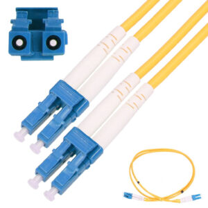 Patchcord Jednomodowy, Duplex, G652D, 3mm, 20m Extralink LC/UPC-LC/UPC