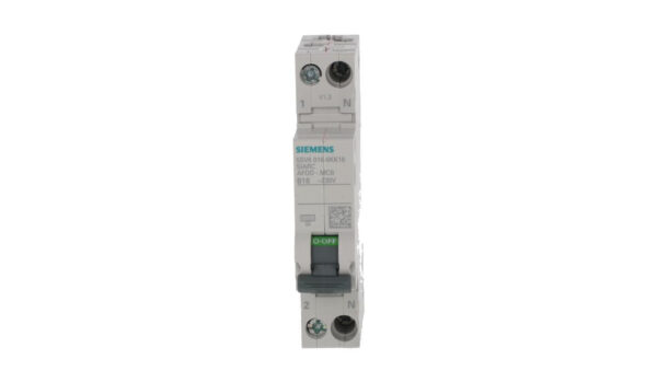 Przeciwpożarowy detektor iskrzenia z członem nadprądowym 2P B 16A 1 moduł 230V AFDD SENTRON 5SV6016-6KK16