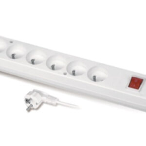 Przedłużacz z wyłącznikiem 6-gniazd z/u 10A 5m /OMY 3x1/ biały PS-670WS T-106220
