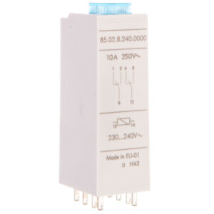 Przekaźnik czasowy 2P 10A 230-240V AC, wielofunkcyjny Al, Dl, SW, GI 85.02.8.240.0000