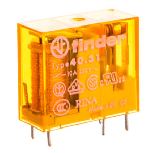 Przekaźnik miniaturowy 1P 10A 24V AC AgNi 40.31.8.024.0000 F40-31-8-024-0000