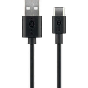Przewód FastCharge max.3A USB 2.0 HighSpeed USB-C - USB-A 0,5m 59118