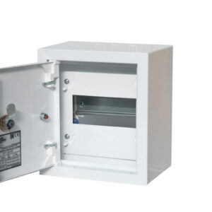 Rozdzielnica modułowa 1x6 natynkowa IP30 zamek RAL 9003A-RZ0