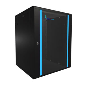 Szafa rack montowana na ścianie Extralink 15U 600x600 Czarna