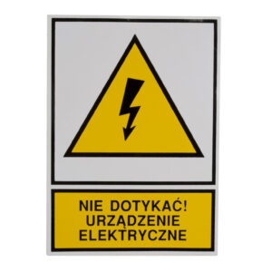 Tabliczka /znak ostrzegawczy/ TZO 105X148P /N.D.U.E./ E04TZ-01012130100 /10szt./