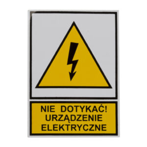 Tabliczka /znak ostrzegawczy/ TZO 52X74S /N.D.U.E./ E04TZ-01011110100 /10szt./