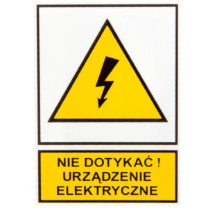 Tabliczka /znak ostrzegawczy/ TZO 74x105P E04TZ-01012120100 /10szt./