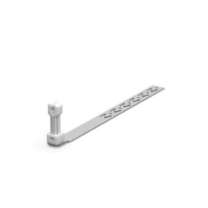Uchwyt pod dachówkę L-330mm H-150mm ocynk z zaczepami z plastikiem 10.2/Z/P OG /91003702/