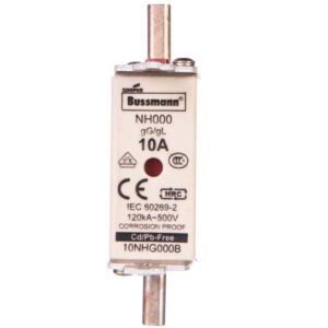 Wkładka bezpiecznikowa NH000 10A gL/gG 500V 10NHG000B