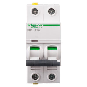 Wyłącznik nadprądowy 2P C 10A 6kA AC iC60N-C10-2 A9F04210