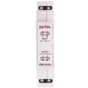 Zasilacz impulsowy 230VAC/24VDC 0,4A ZIM-24/04 EXT10000162