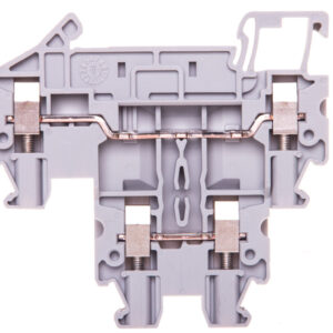 Złączka szynowa 2-piętrowa szara 2,5mm2 szara 24A 500V UTTB 2,5 3044636