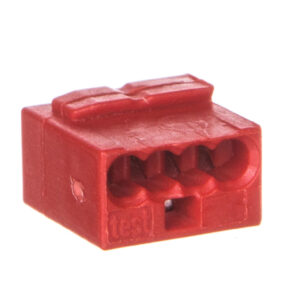 Złączka 4x 0,6-0,8mm2 czerwony 243-804 /100szt./