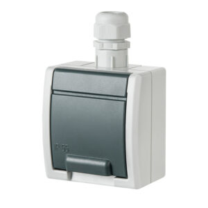 AQUANT Gniazdo hermetyczne pojedyncze IP65 1244-65