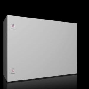 AX Obudowa kompaktowa 800x600x300 mm blacha stalowa z pł. mont. jednodrzwiowa 2 zamki dźwigienkowe 1055.000