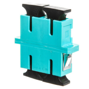 Adapter światłowodowy SC/SC, duplex, wielomodowy OM3, ceramiczna ferrula, błękitny DN-96005-1