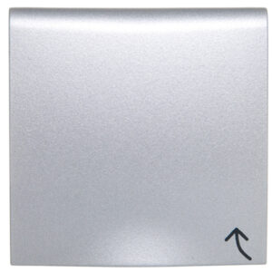 B.Kwadrat/B.7 Płytka czołowa gniazda z/u z pokrywą aluminium 3965898994