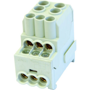 Blok rozdzielczy - dystrybucyjny Al/Cu SDB 100 (80010) SIMBLOCK szary 81601002