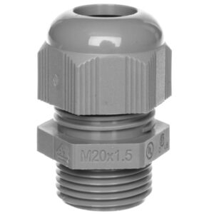 Dławnica kablowa poliamidowa M20 IP68 HELUTOP HT-M20 ciemnoszara 93925