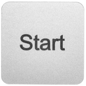 Etykieta samoprzylepna do kaset 22x22mm srebrna inskrypcja /Start/ SIRIUS ACT 3SU1900-0AF81-0DT0