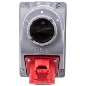 Gniazdo stałe z wyłącznikiem L-0-P 32A 4P 400V IP44 COMBO-POL 960624401W