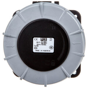 Gniazdo tablicowe 63A 5P 500V /100x100/ czarne IP67 POWER TWIST 335-7