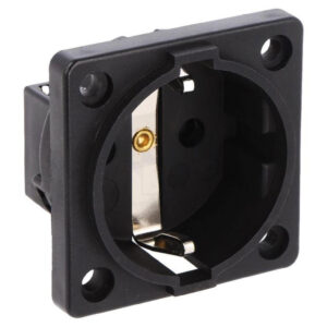Gniazdo tablicowe P-NOVA+ czarne 16A 2P+Z SCHUKO 10584-0s
