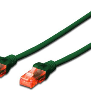 Kabel krosowy (Patch Cord) U/UTP kat. 6 zielony 5m DK-1612-050/G
