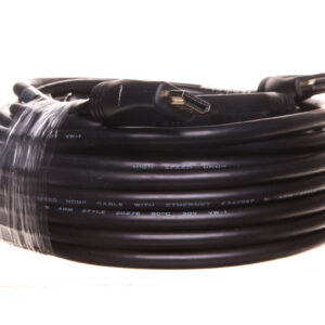 Kabel połączeniowy ze wzmacniaczem HDMI Highspeed 1.4 z Eth. GOLD Typ HDMI A/HDMI A, M/M czarny 20m