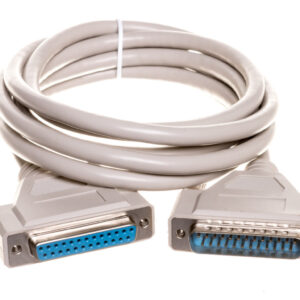 Kabel przedłużający LPT 1:1 Typ DSUB25/DSUB25, M/Ż beżowy 2m AK-610201-020-E