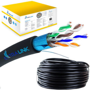 Kabel sieciowy skrętka 305M Extralink CAT5E FTP (F/UTP) V2 Zewnętrzny