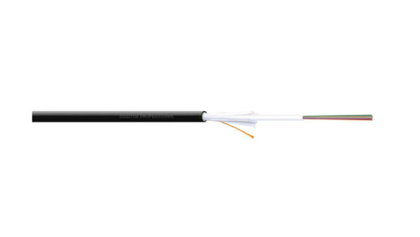 Kabel światłowodowy uniwersalny 4 włókna MM 50/125 OM3 1500N LS0H Dca czarny A/I-DQ(ZN)BH DK-35041/3-U /bębnowy/