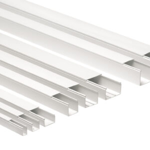 Kanał kablowy z pokrywą CP 100x80 biały /2m/ ECCP10080B