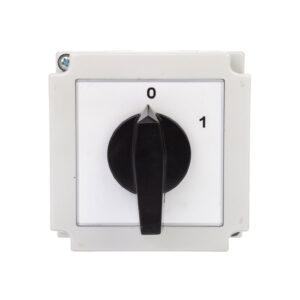 Łącznik krzywkowy 0-1 2P 25A w obudowie 4G25-91-PK R114 63-840395-031