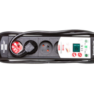 Listwa zasilająca Premium-Line 1,8m 4 gniazda czarna H05VV-F 3G1,5 1156004014/1951144100