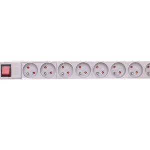 Listwa zasilajaca do szaf 19 cali (PDU) 8x 2P+Z wylacznik A-19-STRIP-2-IMP